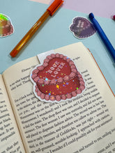 Load image into Gallery viewer, Book Lover Cake Magnetic Bookmark
