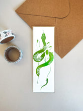 Load image into Gallery viewer, Snake Hand Foil Bookmark
