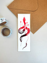 Load image into Gallery viewer, Snake Hand Foil Bookmark
