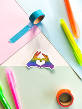 Load image into Gallery viewer, Pride Hands Sticker
