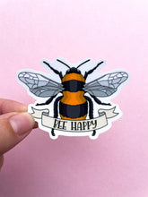 Load image into Gallery viewer, Bee Happy Sticker
