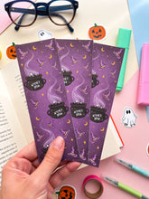 Load image into Gallery viewer, Witch Themed Halloween Bookmark
